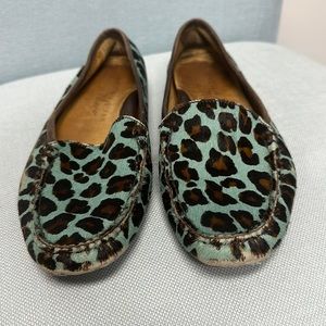 Patricia Green Jillian driving moccasin in haircalf